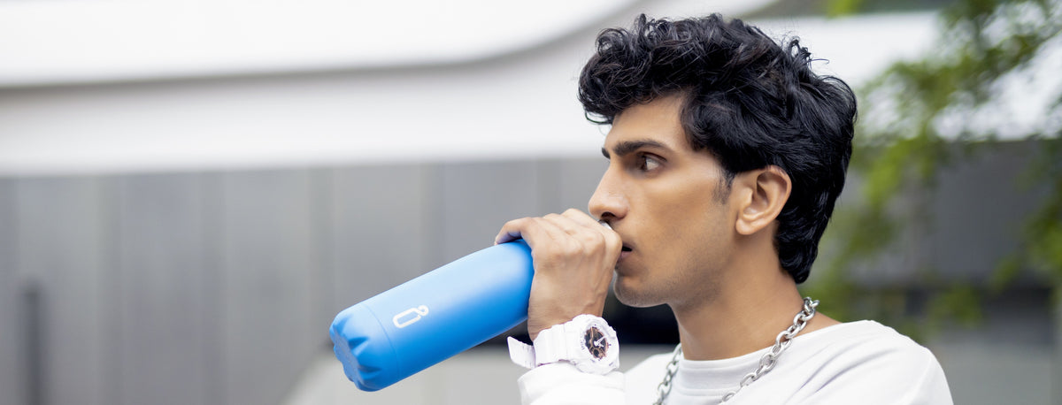 Buy Mono White Reusable Water Bottle Online - Unbottle